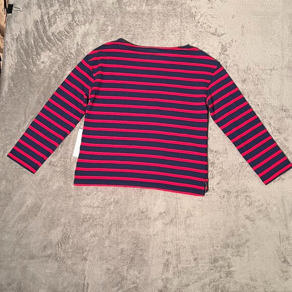 AG Adriano Goldschmied women's top S striped boat neck new with tag - Picture 2 of 11